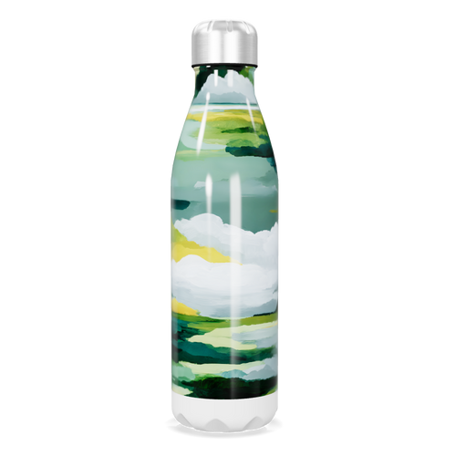 Garrafa Inox - Estampa Céu Verde