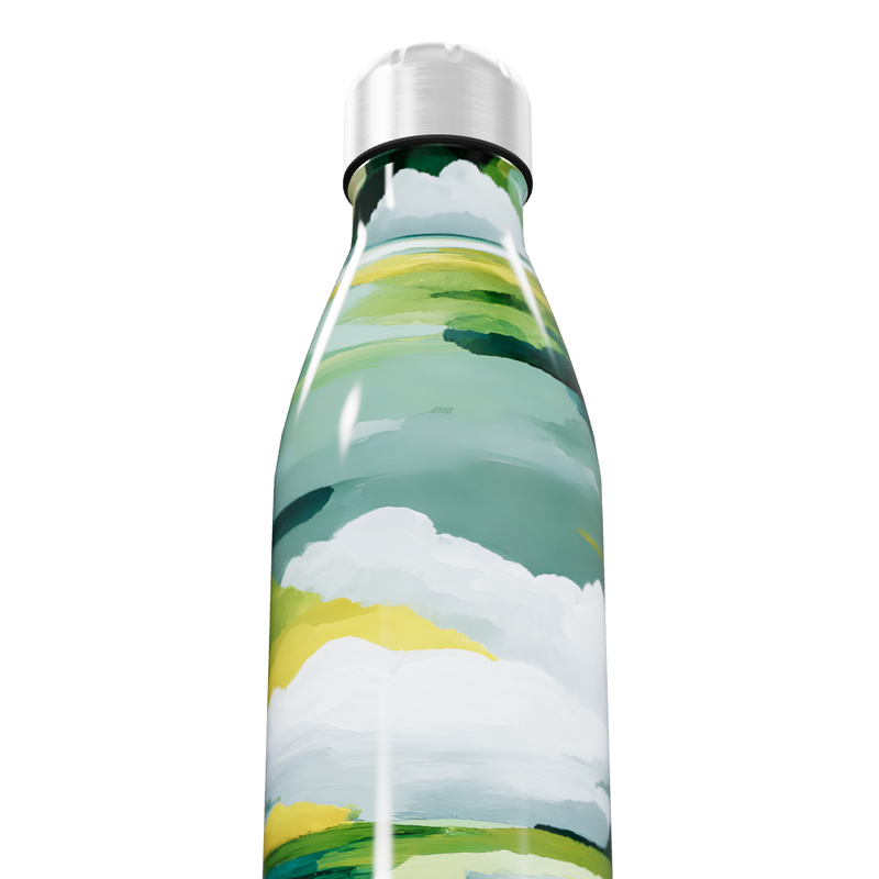 Garrafa Inox - Estampa Céu Verde