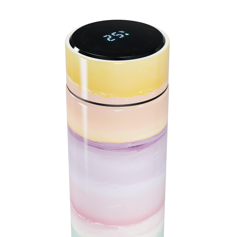 Garrafa Térmica Touch - Estampa Listrada Colorida