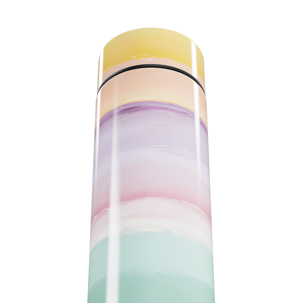 Garrafa Térmica Touch - Estampa Listrada Colorida