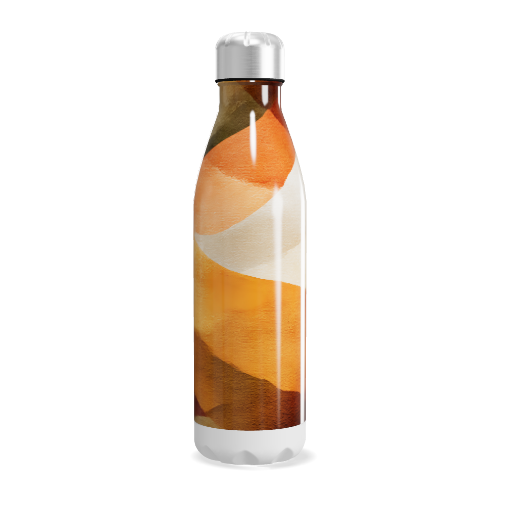 Garrafa Inox - Estampa Abstrata Colorida