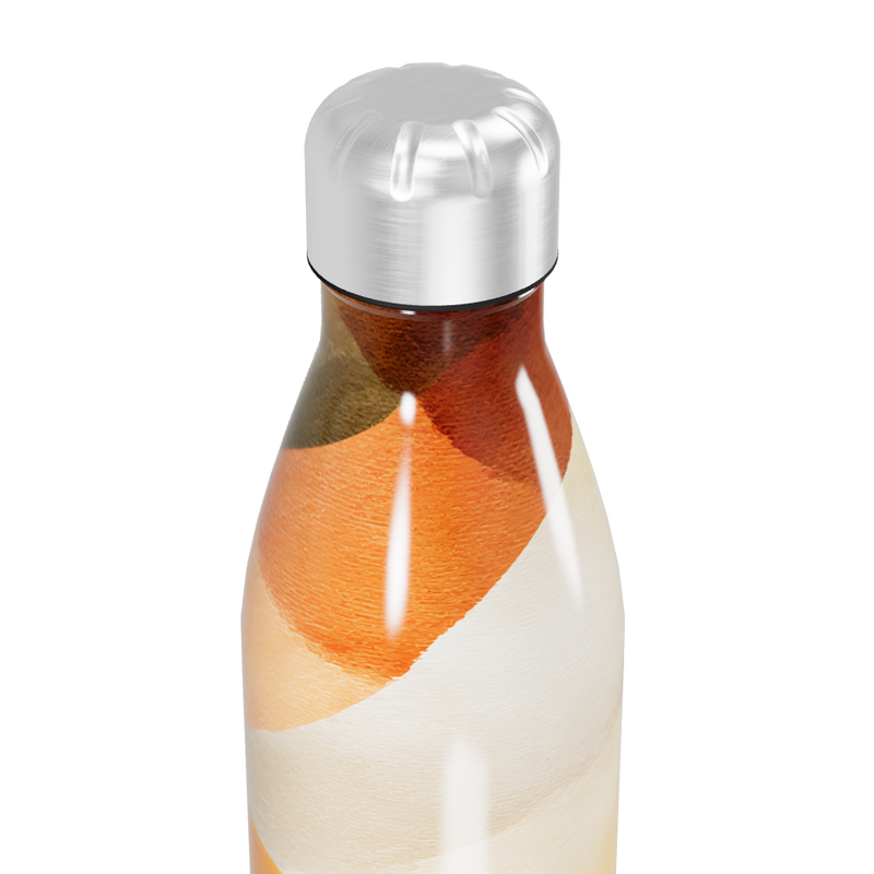 Garrafa Inox - Estampa Abstrata Colorida