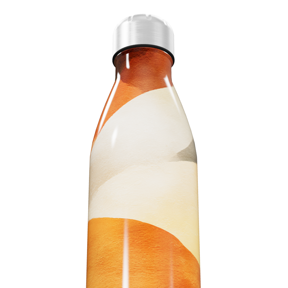 Garrafa Inox - Estampa Abstrata Colorida