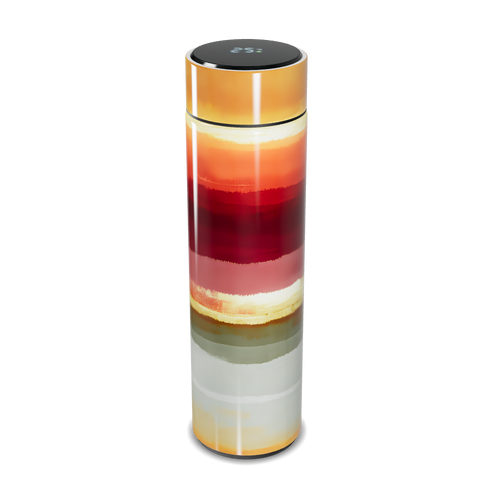 Garrafa Térmica Touch - Listras Coloridas