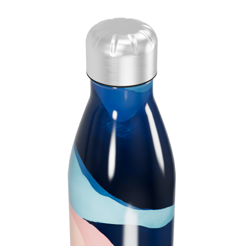 Garrafa Inox - Estampa Colorida Abstrata