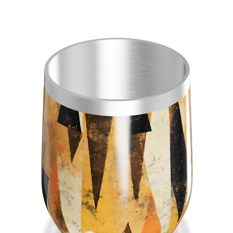 Copo Térmico Slim - Verde Listrado Inox