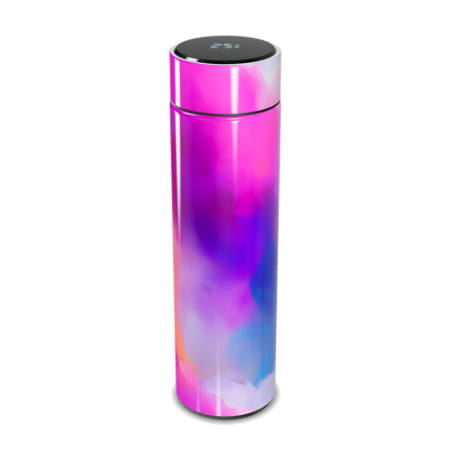 Garrafa Térmica Touch - Rosa com Display LED