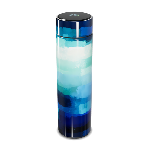 Garrafa Térmica Touch Azul Degradê