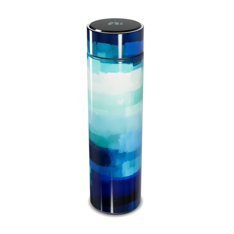 Garrafa Térmica Touch Azul Degradê