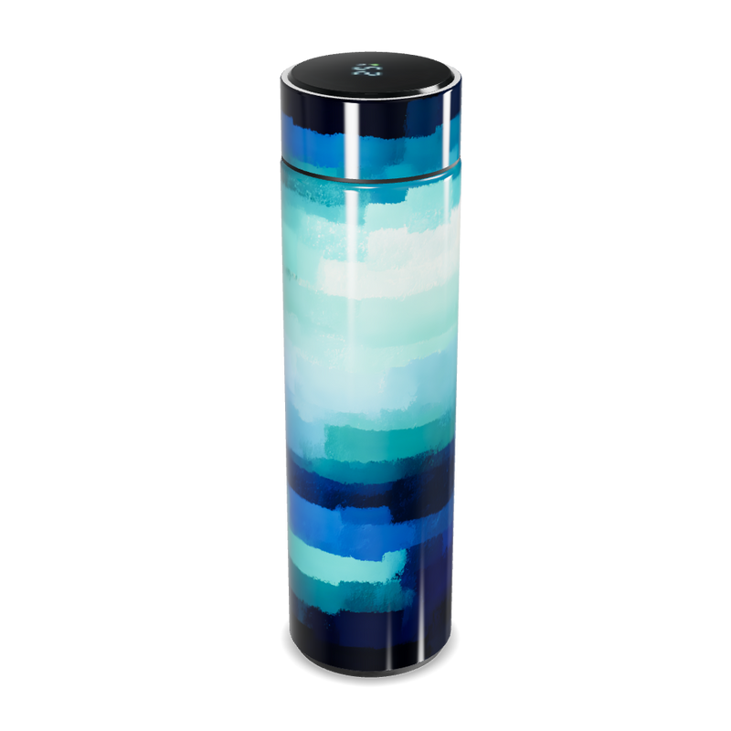 Garrafa Térmica Touch Azul Degradê