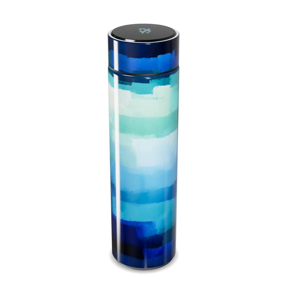 Garrafa Térmica Touch Azul Degradê