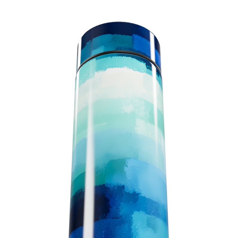 Garrafa Térmica Touch Azul Degradê