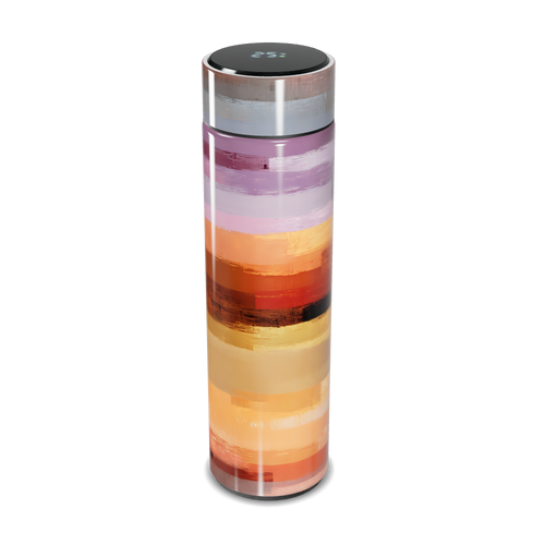 Garrafa Térmica Touch - Colorida com Listras