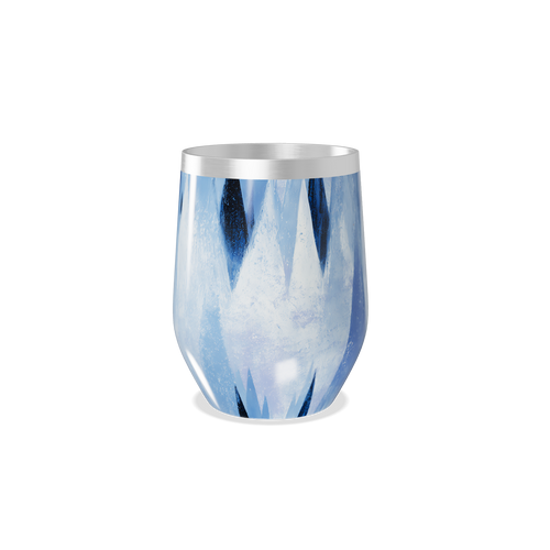 Copo Térmico Slim - Azul Geométrico Inox