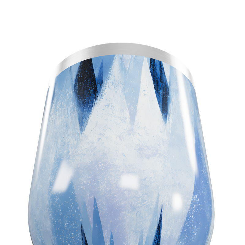 Copo Térmico Slim - Azul Geométrico Inox