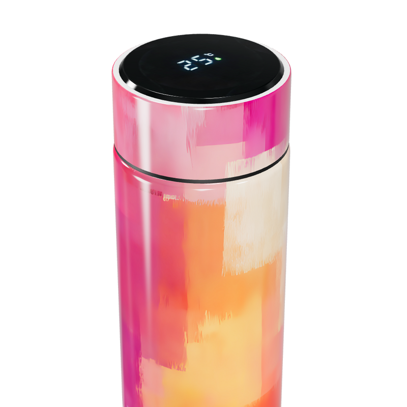 Garrafa Térmica Touch - Colorida com Display Digital