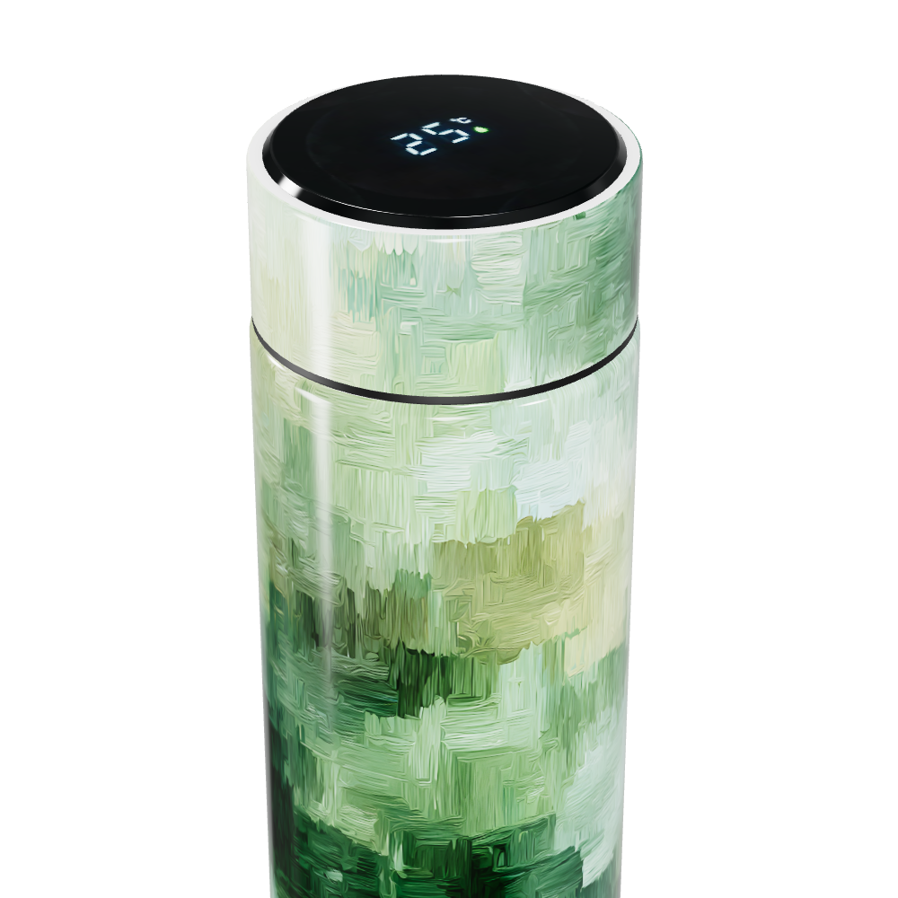 Garrafa Térmica Touch Pintura Verde