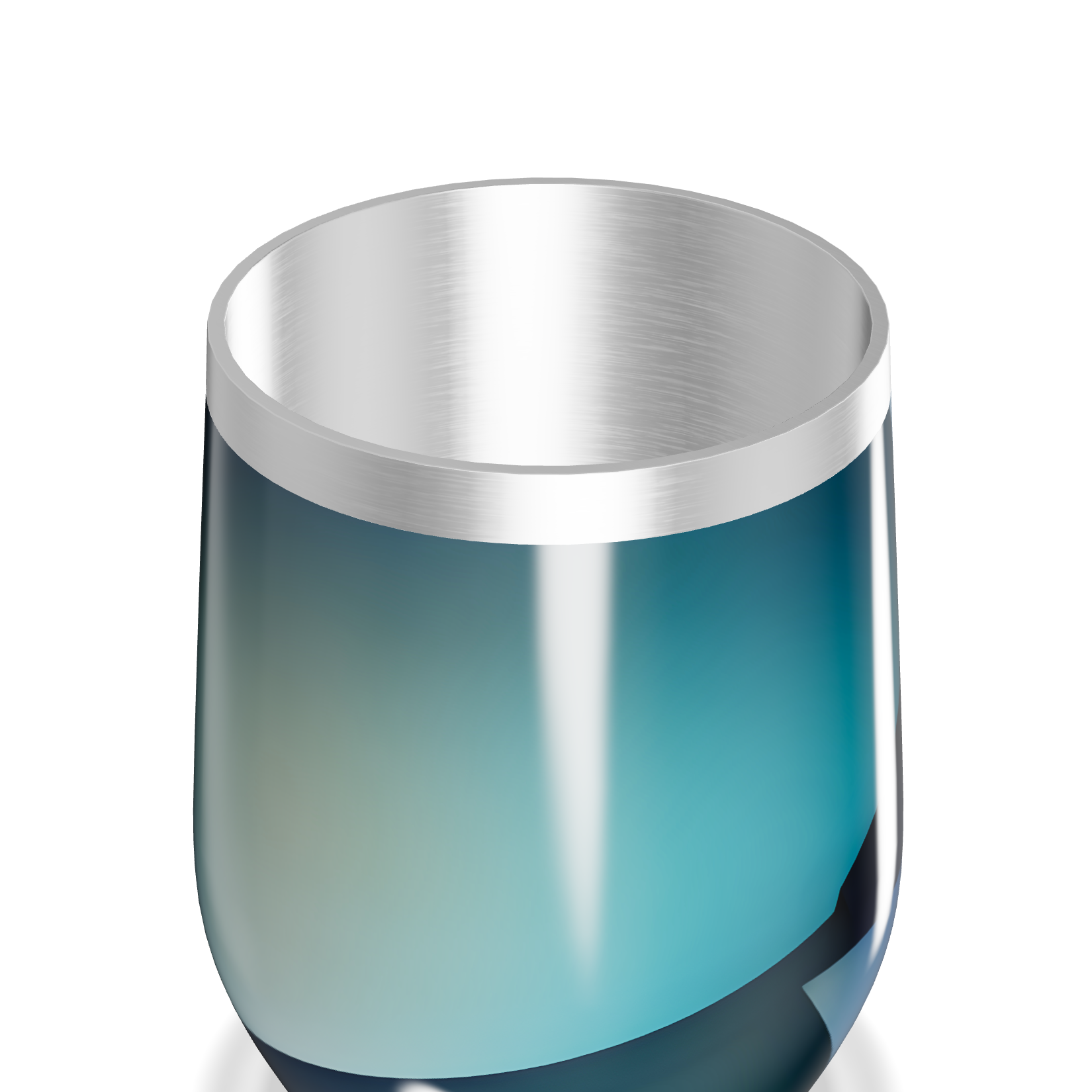 Copo Térmico Slim - Aço Inox Azul Geométrico