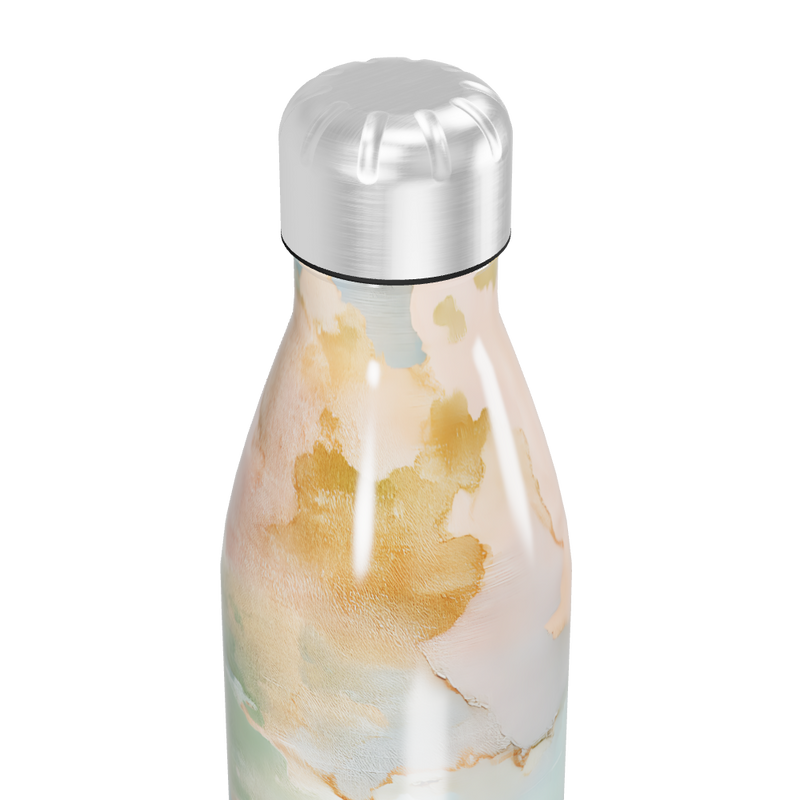 Garrafa Inox - Estampa Abstrata Colorida