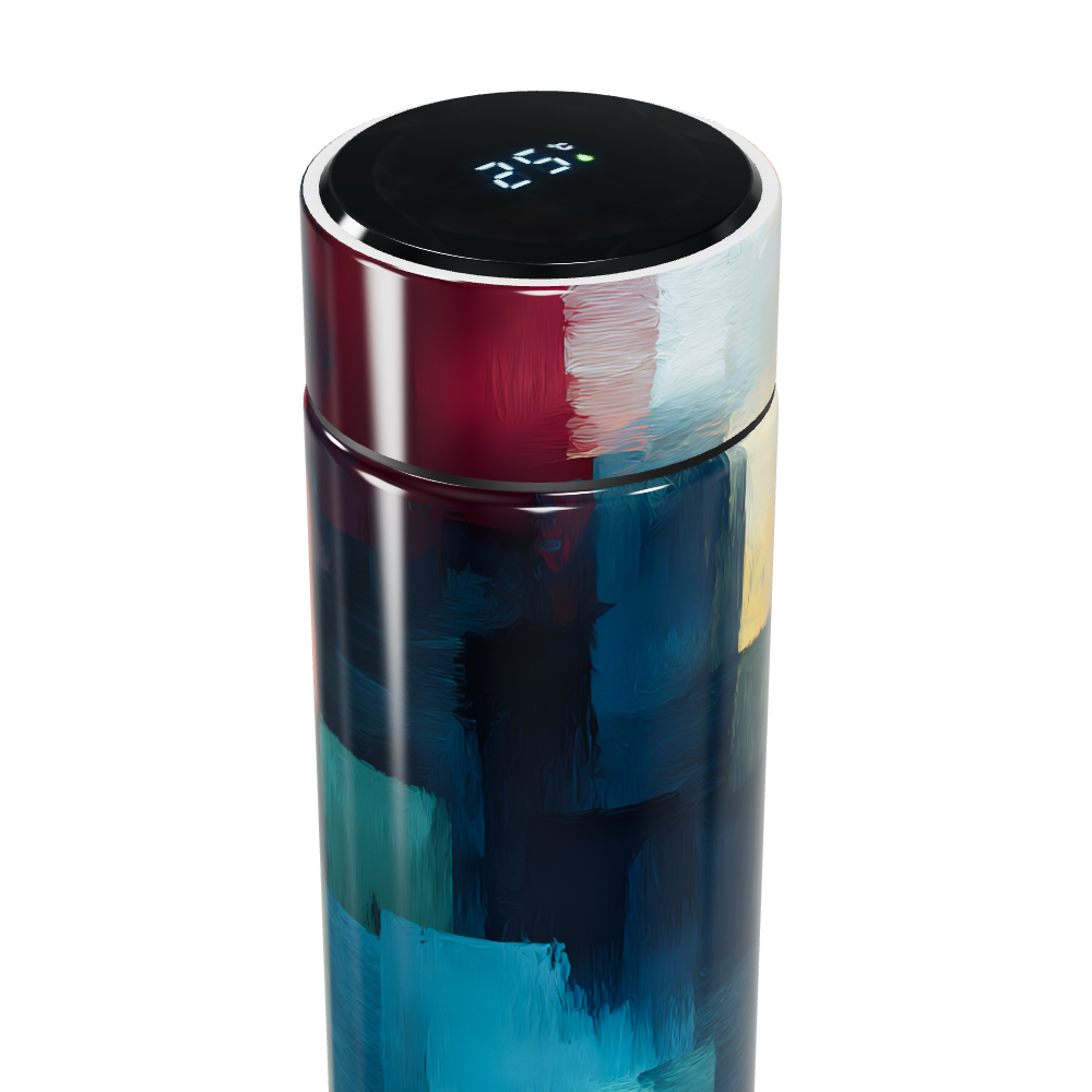 Garrafa Térmica Touch - Estampa Colorida Digital