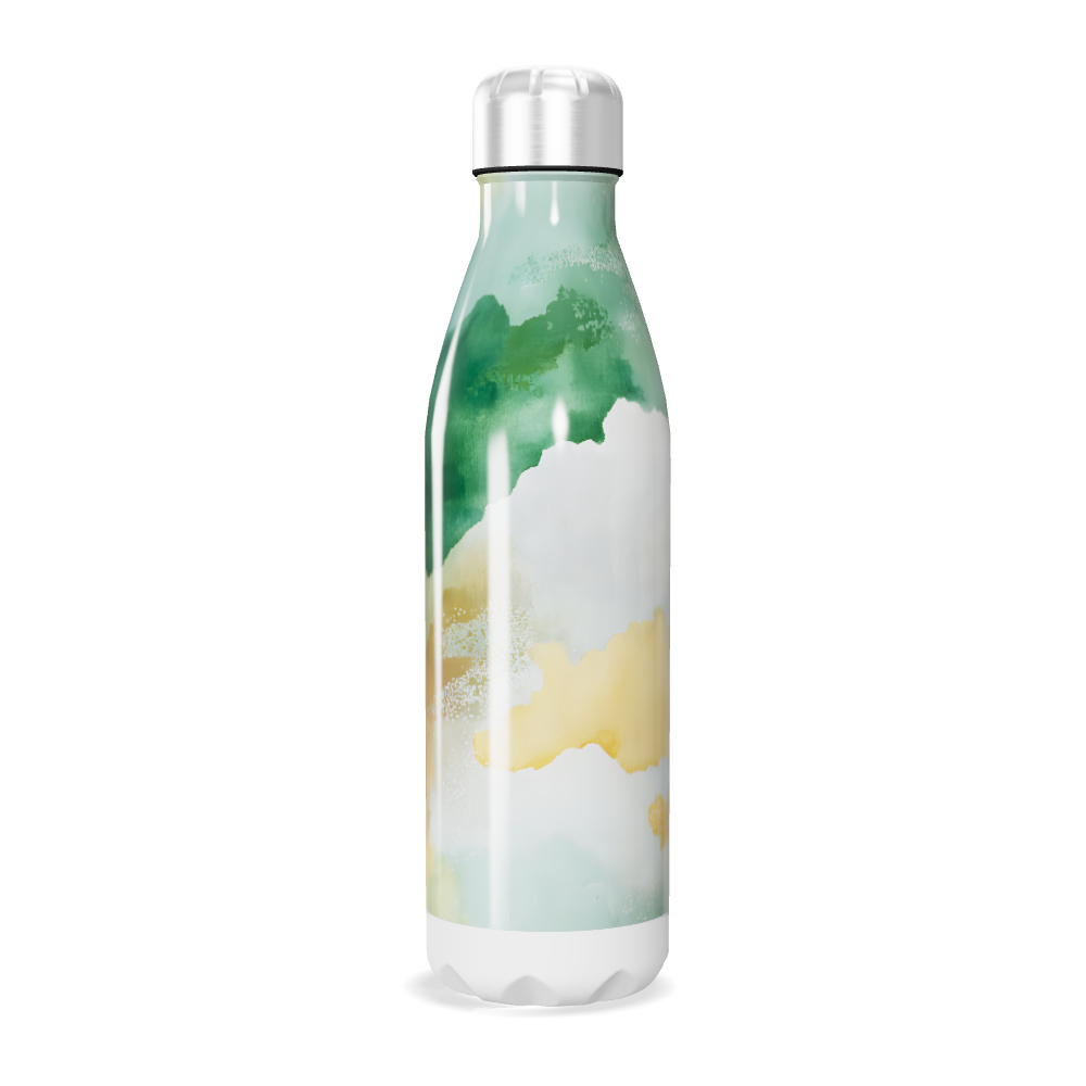Garrafa Inox - Estampa Colorida Aquarela