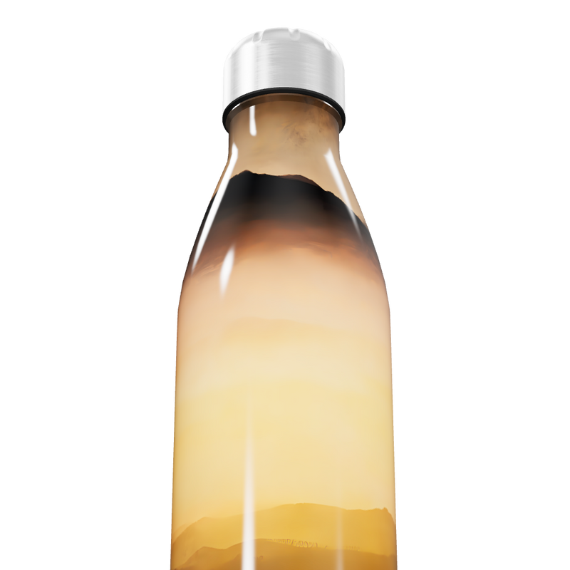 Garrafa Inox - Paisagem Amarela