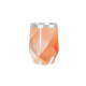 Copo Térmico Slim - Geométrico Laranja Inox