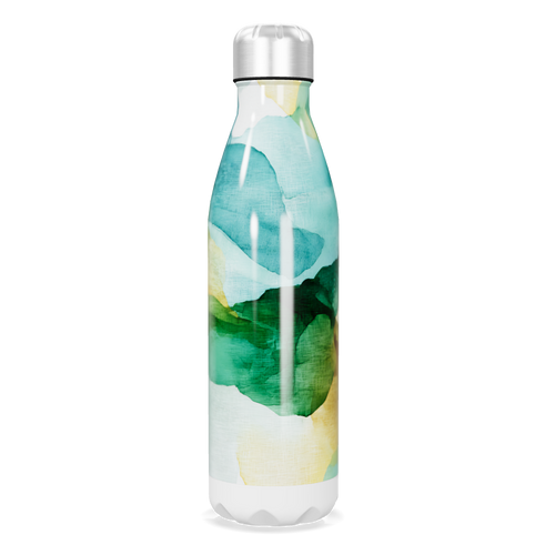 Garrafa Inox - Estampa Aquarela Colorida
