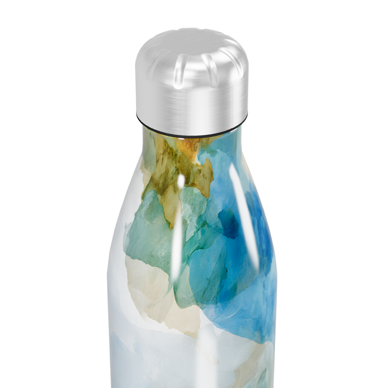 Garrafa Inox - Estampa Aquarela Colorida