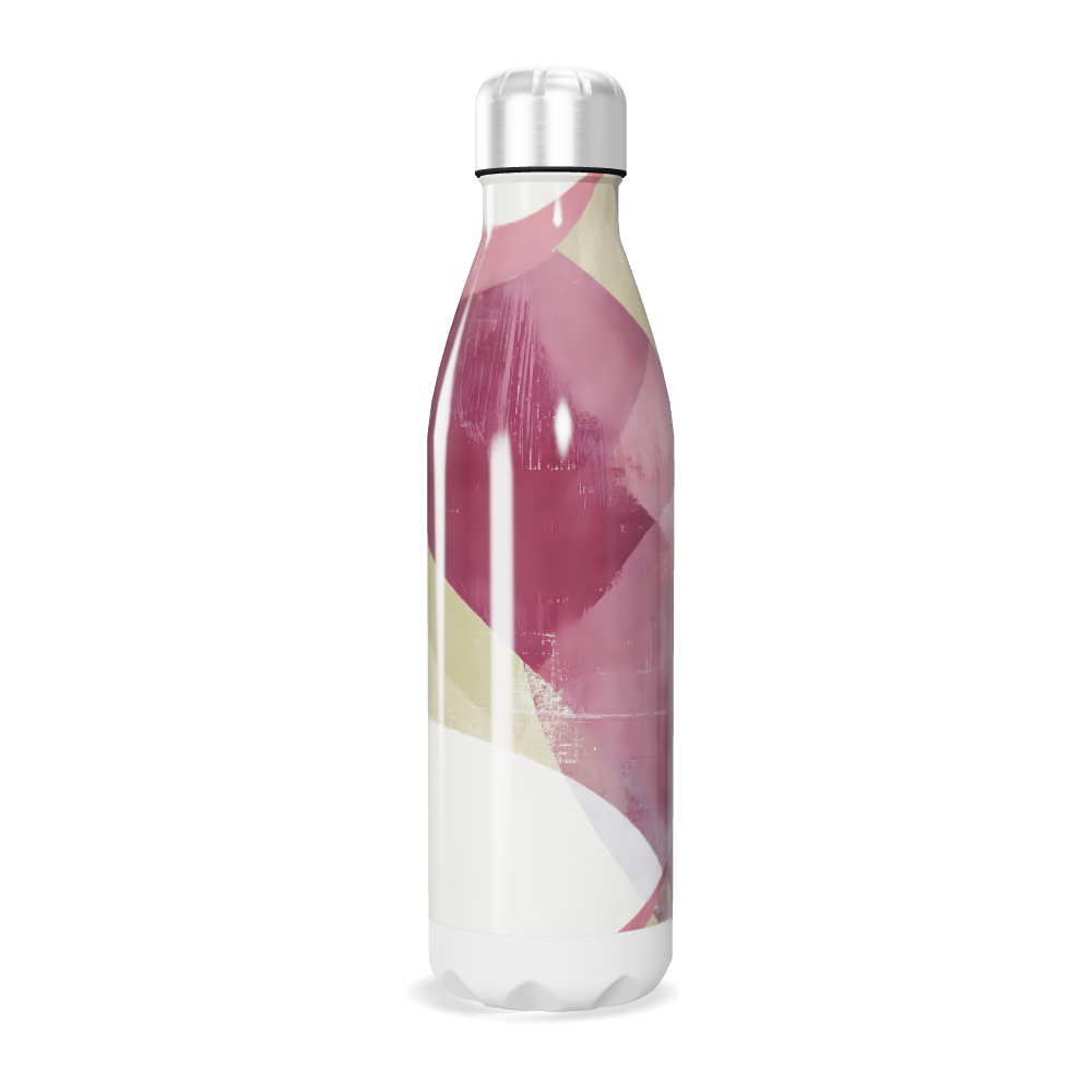 Garrafa Inox - Colorida com Estampa Abstrata