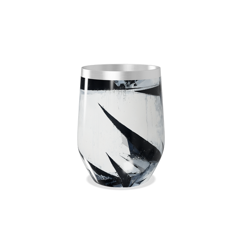 Copo Térmico Slim - Vidro com Design Preto