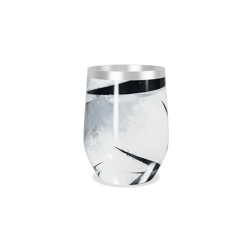 Copo Térmico Slim - Vidro com Design Preto