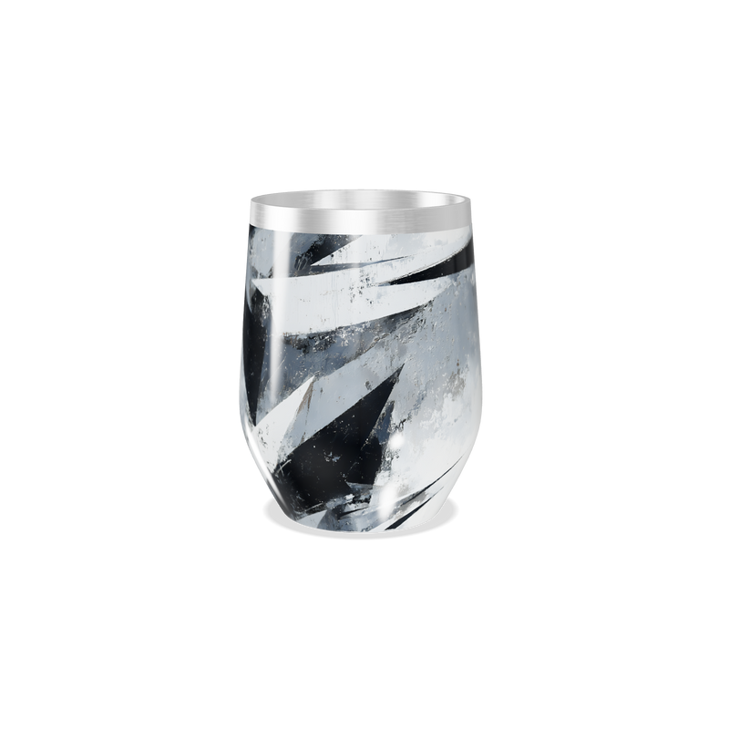 Copo Térmico Slim - Vidro com Design Preto