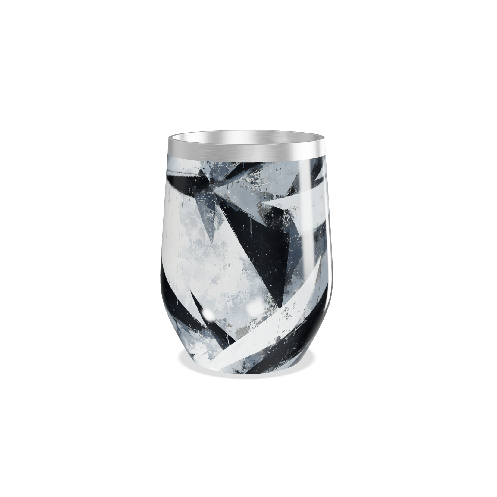 Copo Térmico Slim - Vidro com Design Preto