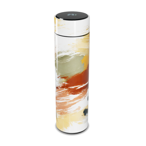 Garrafa Térmica Touch - Estampa Abstrata Colorida