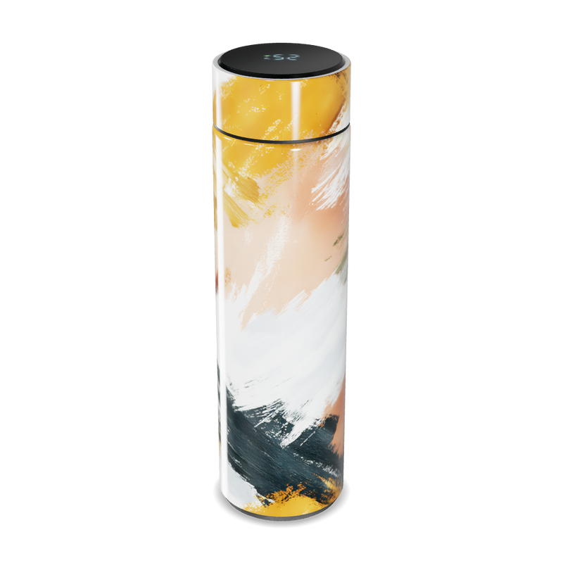 Garrafa Térmica Touch - Estampa Abstrata Colorida