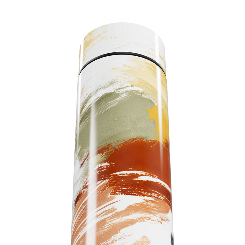 Garrafa Térmica Touch - Estampa Abstrata Colorida