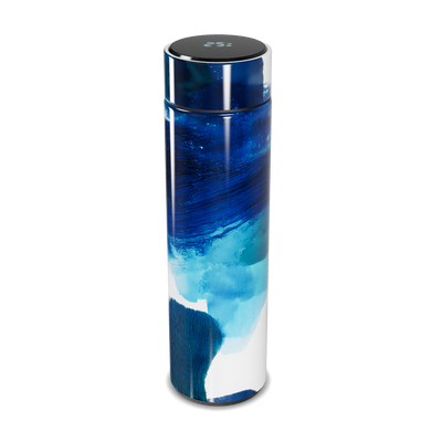 Garrafa Térmica Touch - Azul Arte Vidro