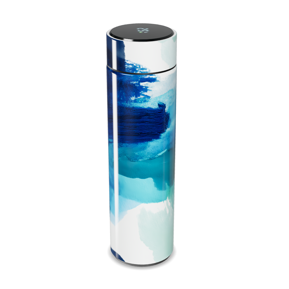 Garrafa Térmica Touch - Azul Arte Vidro