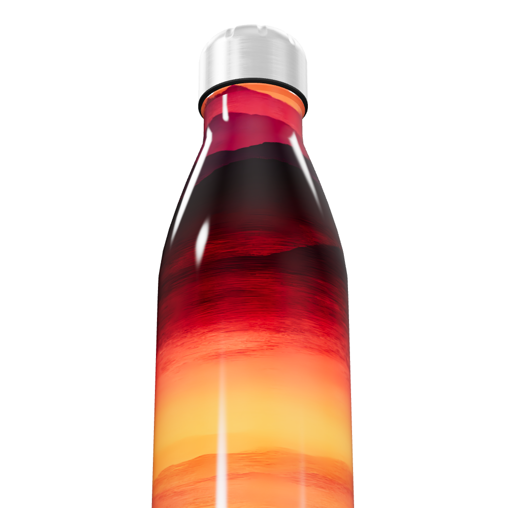 Garrafa Inox - Estampa Pôr do Sol