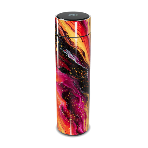 Garrafa Térmica Touch - Estampa Abstrata Colorida