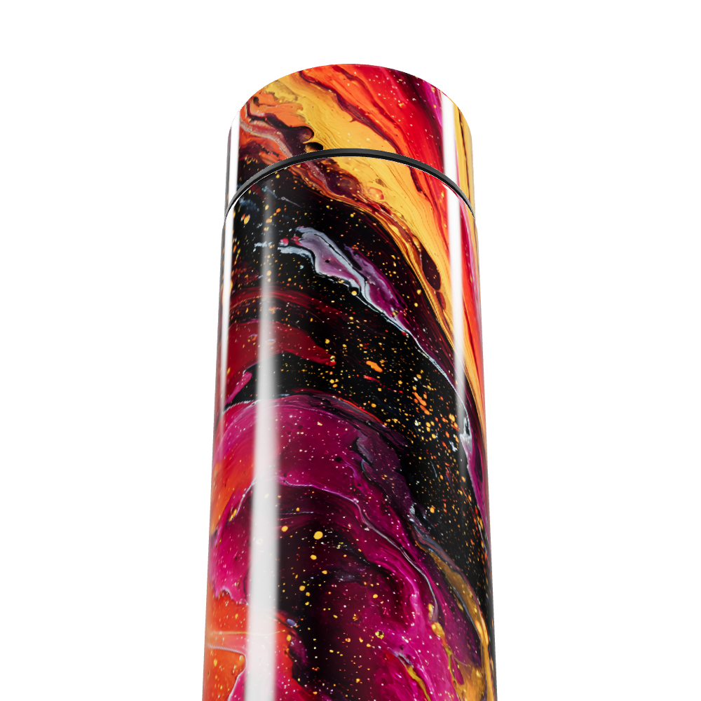 Garrafa Térmica Touch - Estampa Abstrata Colorida