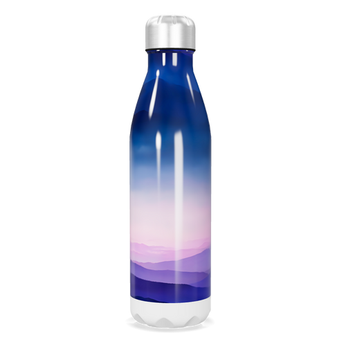 Garrafa Inox - Azul Degradê 500ml