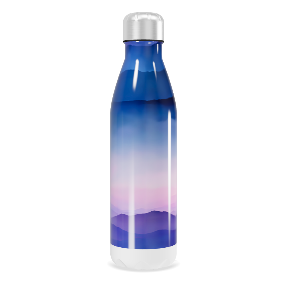 Garrafa Inox - Azul Degradê 500ml
