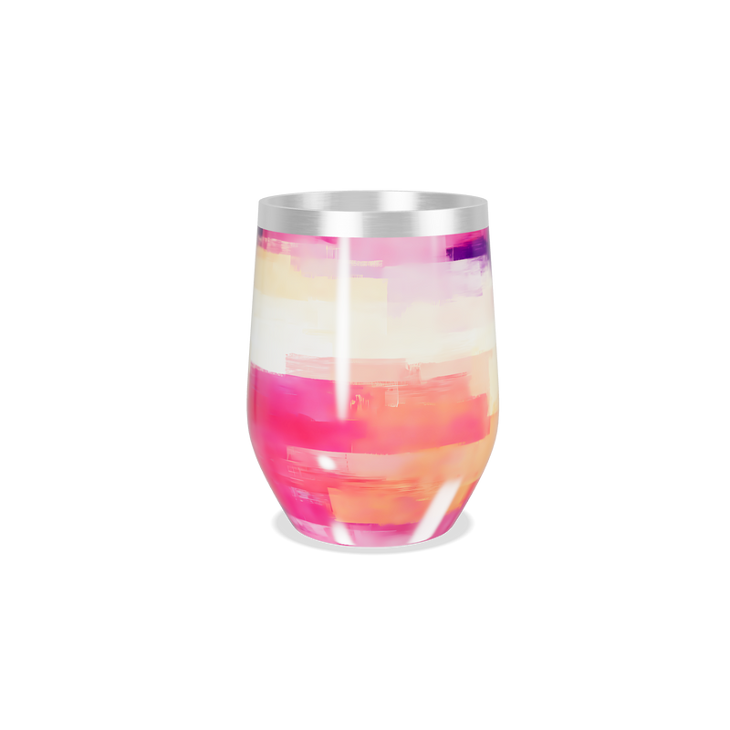 Copo Térmico Slim - Estampa Colorida Aço Inox