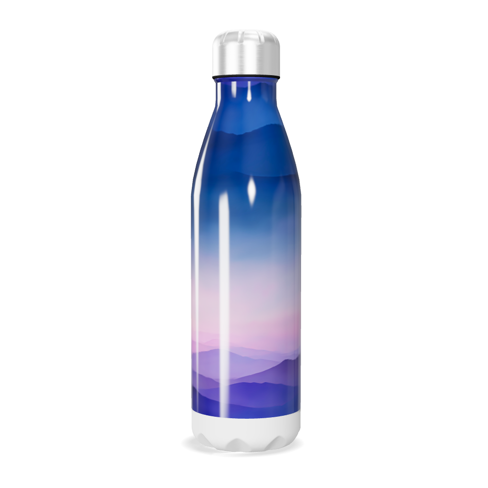 Garrafa Inox - Azul Degradê 500ml