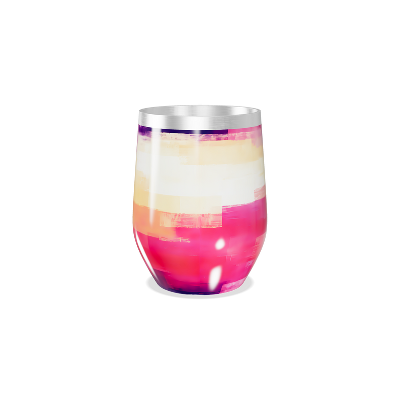 Copo Térmico Slim - Estampa Colorida Aço Inox