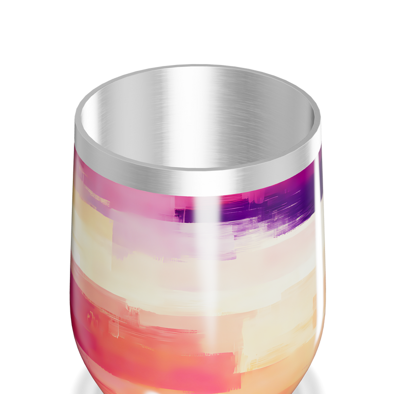 Copo Térmico Slim - Estampa Colorida Aço Inox