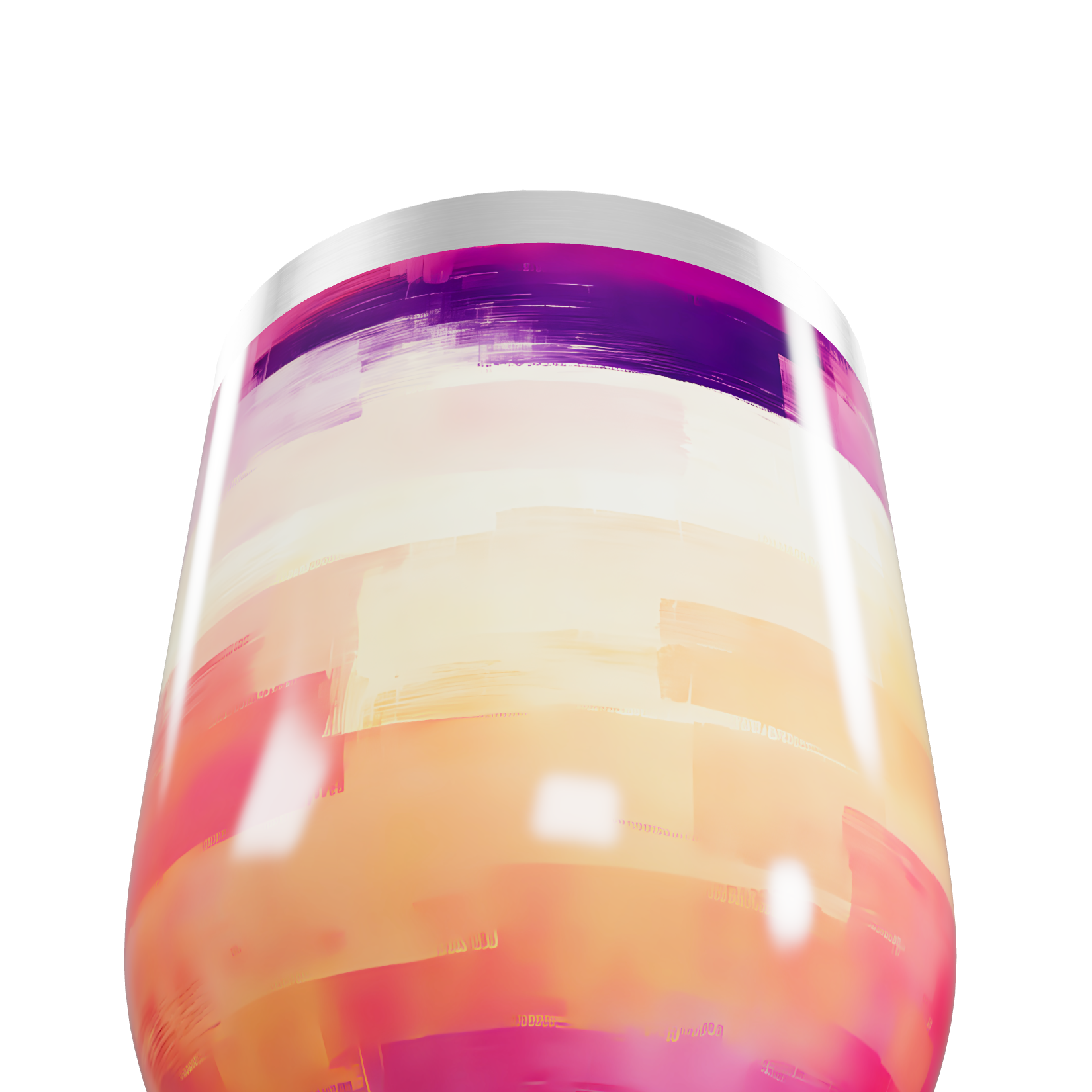 Copo Térmico Slim - Estampa Colorida Aço Inox