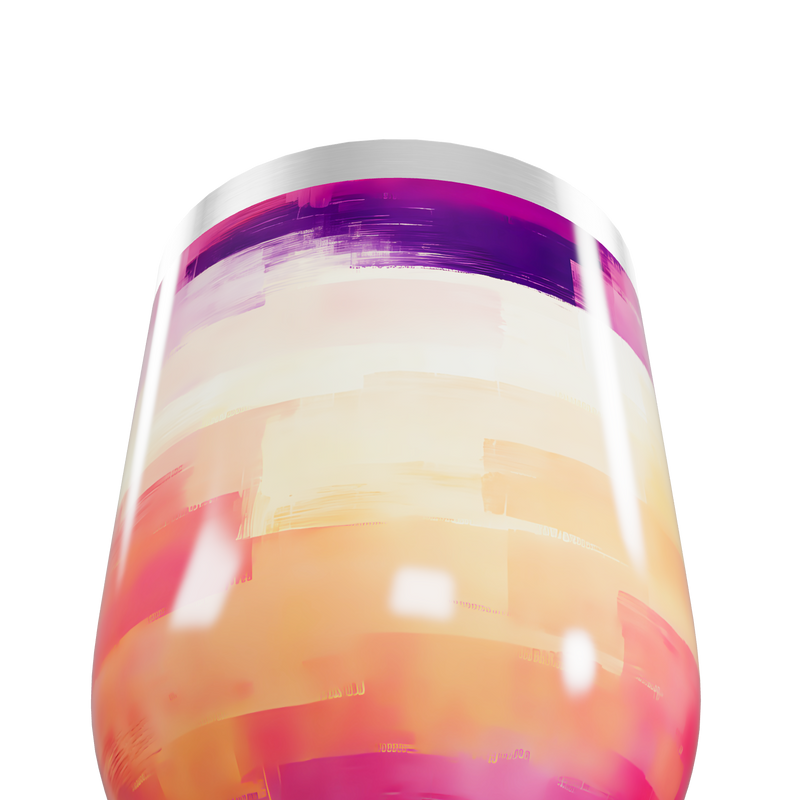 Copo Térmico Slim - Estampa Colorida Aço Inox